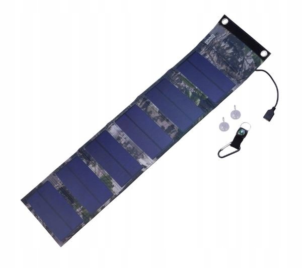 Panel solarny ładowarka PowerNeed ES-6 1,8A USB 9W