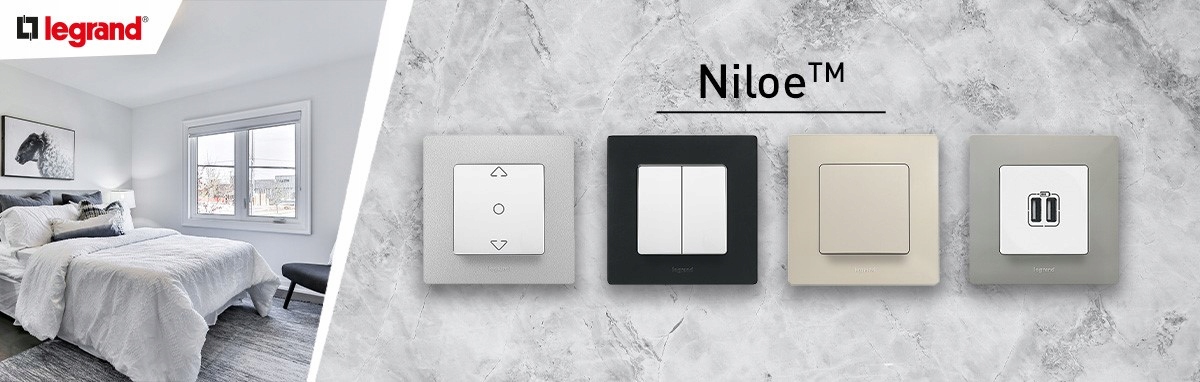 LEGRAND NILOE RAMKA POTRÓJNA 665003 BIAŁA Liczba gniazdek 3 gniazdka