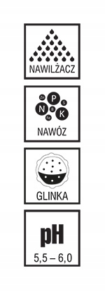 ZIEMIA DO DOMOWYCH ROŚLIN ZIELONYCH:PALM, MONSTERY Marka Kronen