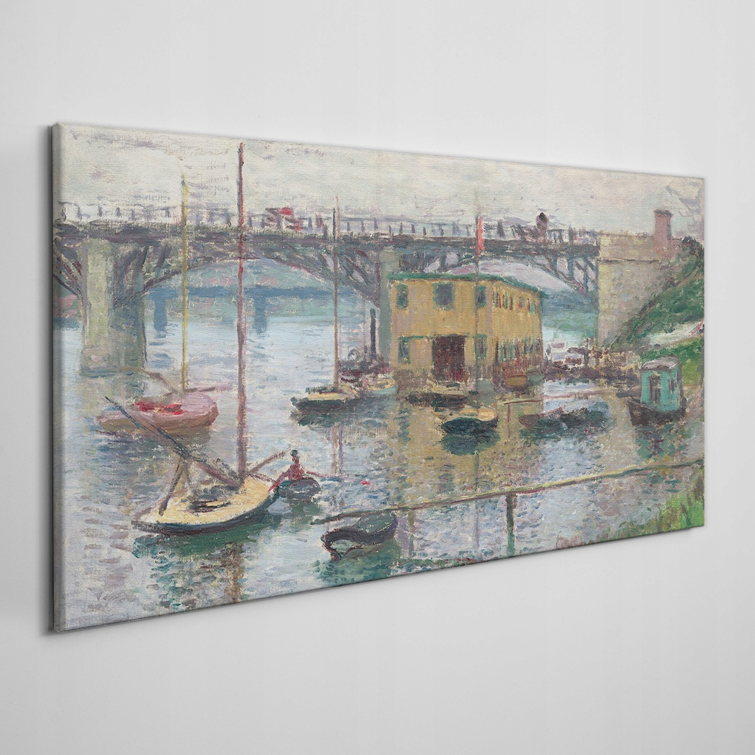 

Obraz na płótnie Most na argenteuil Monet 120x60