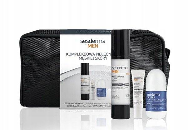 Sesderma Men emulsja do twarzy, 50 ml żel pod oczy, 15 ml dezodorant