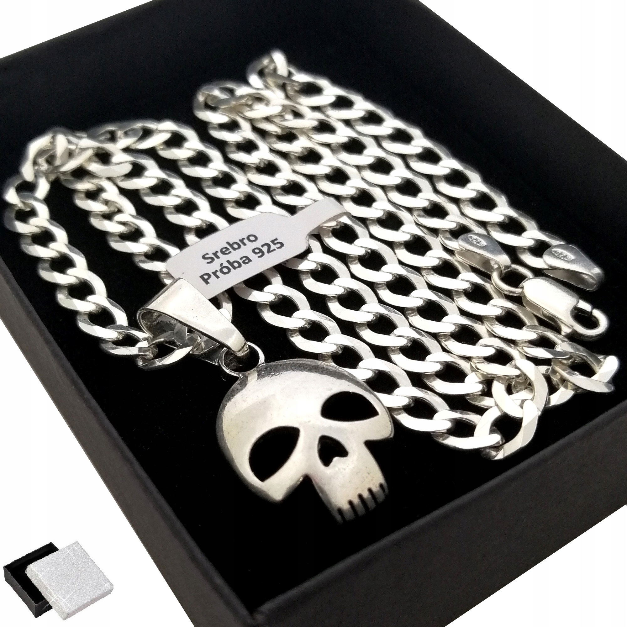 

Łańcuszek Pancerka Masywny + Czaszka Czacha PR.925