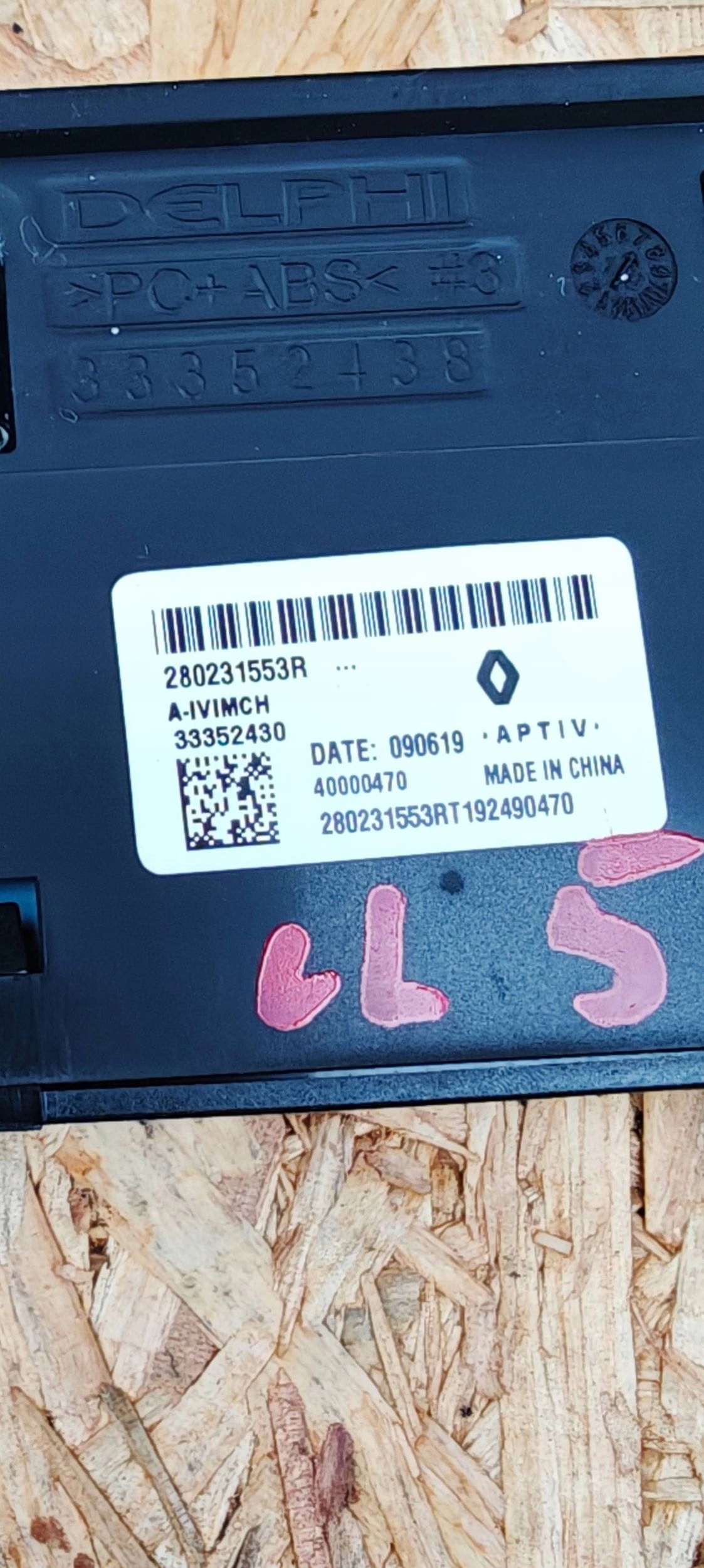 adapter USB Renault Clio V 280231553R
