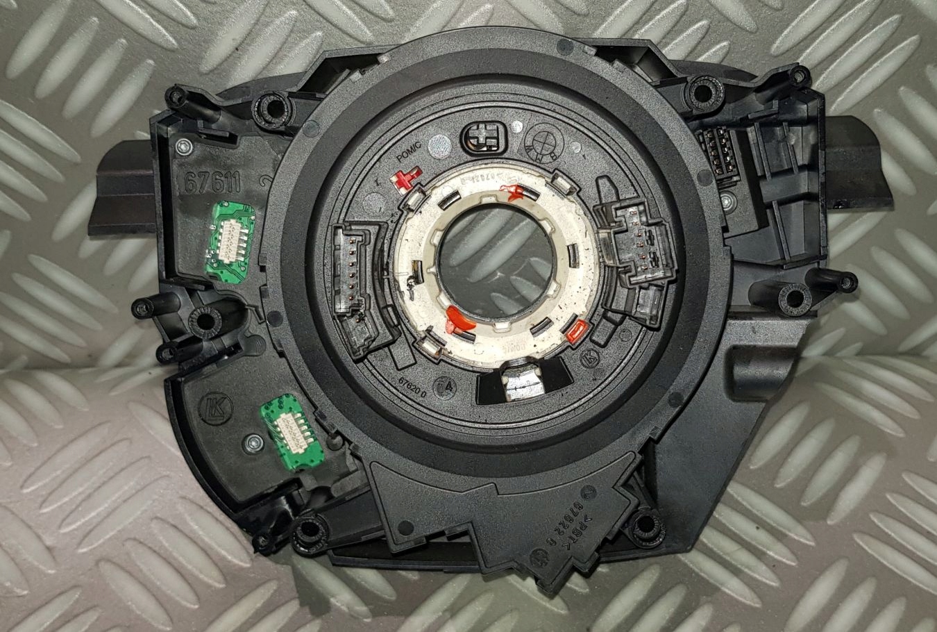 BMW E60 E61 E63 LCI LIFT CZUJNIK KĄTA SKRĘTU TAŚMA MODUŁ KIEROWNICY 9112010