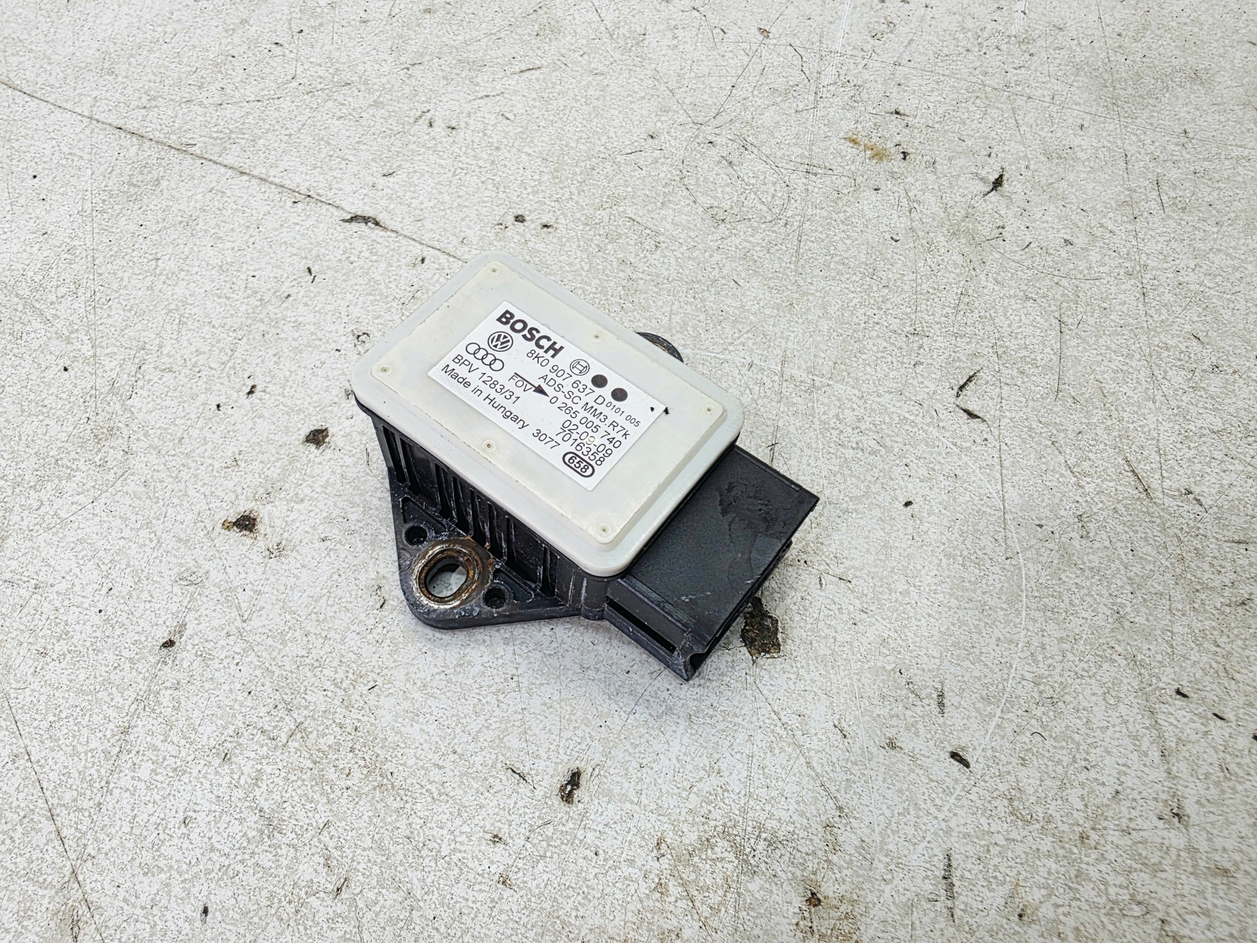 Sensor ODCHYLENIA KATOWEGO ESP AUDI A4 B8 A5 8T 8K0907637D