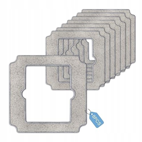 ŚCIERECZKI DO CZYSZCZENIA ECOVACS WINBOT MINI MIKROFIBROWE 8 SZT.