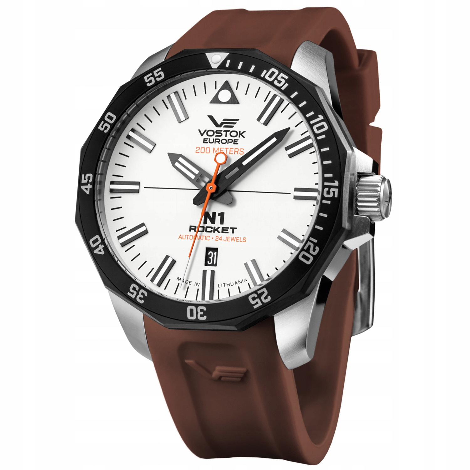 Pánské Hodinky Vostok Europe NH35A-225E711SBR, hnědý řemínek