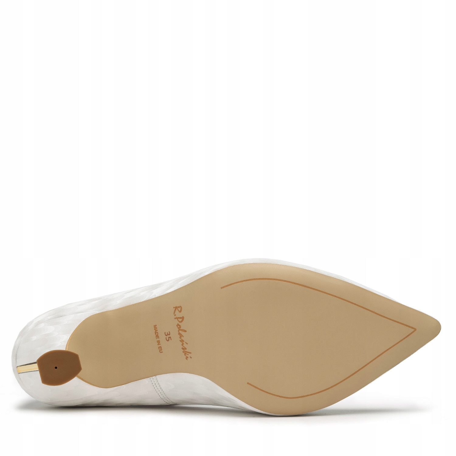 Czółenka R.Polański 1210 - Biała Viva Marka R.Polański