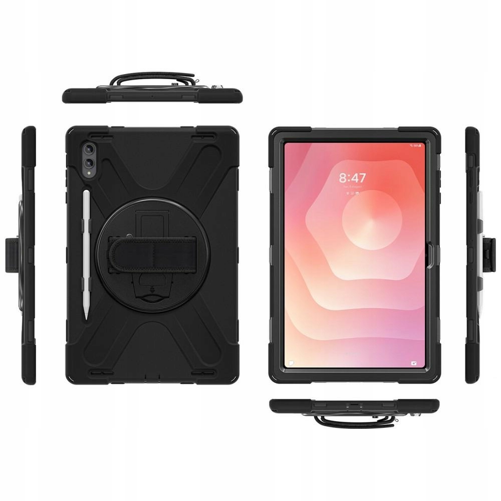 Pouzdro 4Smart Rugged Grip pro Samsung Galaxy Tab S11 Ultra černé