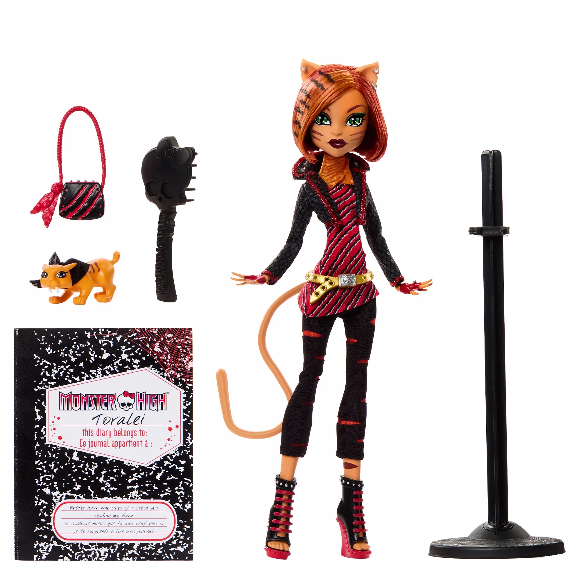 LALKA MONSTER HIGH Boo-riginal Creeproductions G1 Toralei Kod producenta HYV91