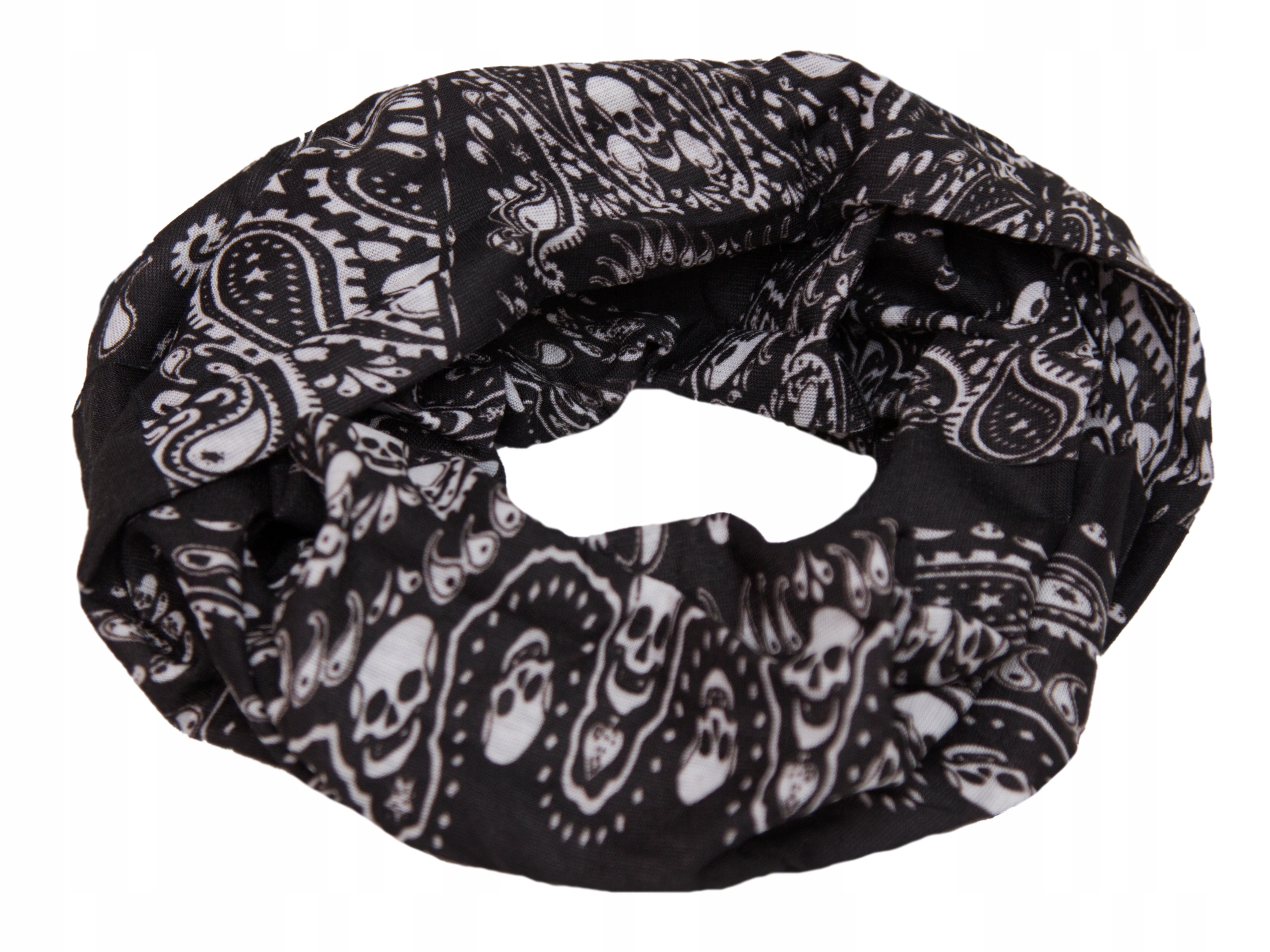 KOMIN chusta opaska wielofunkcyjna CZASZKA bandama