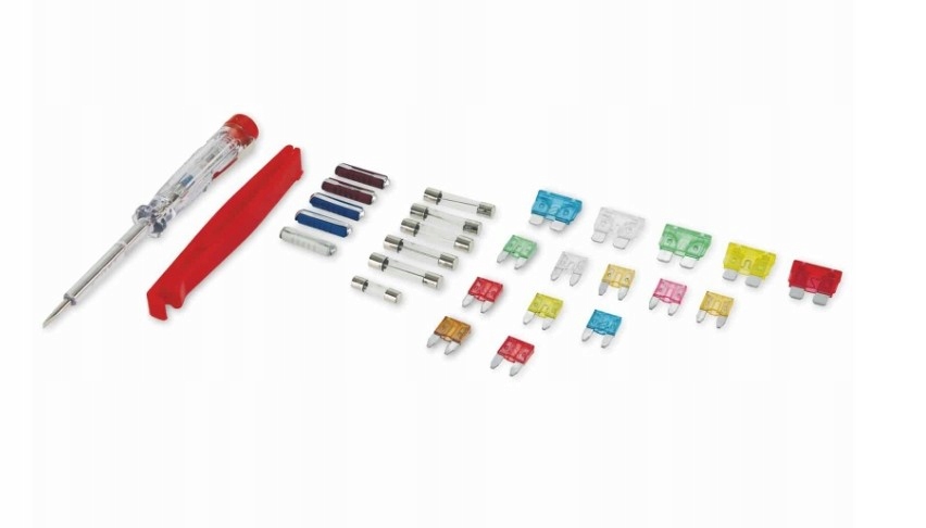 Zestaw Bezpieczników + Próbnik 28 Elementów DUNLOP Marka Dunlop