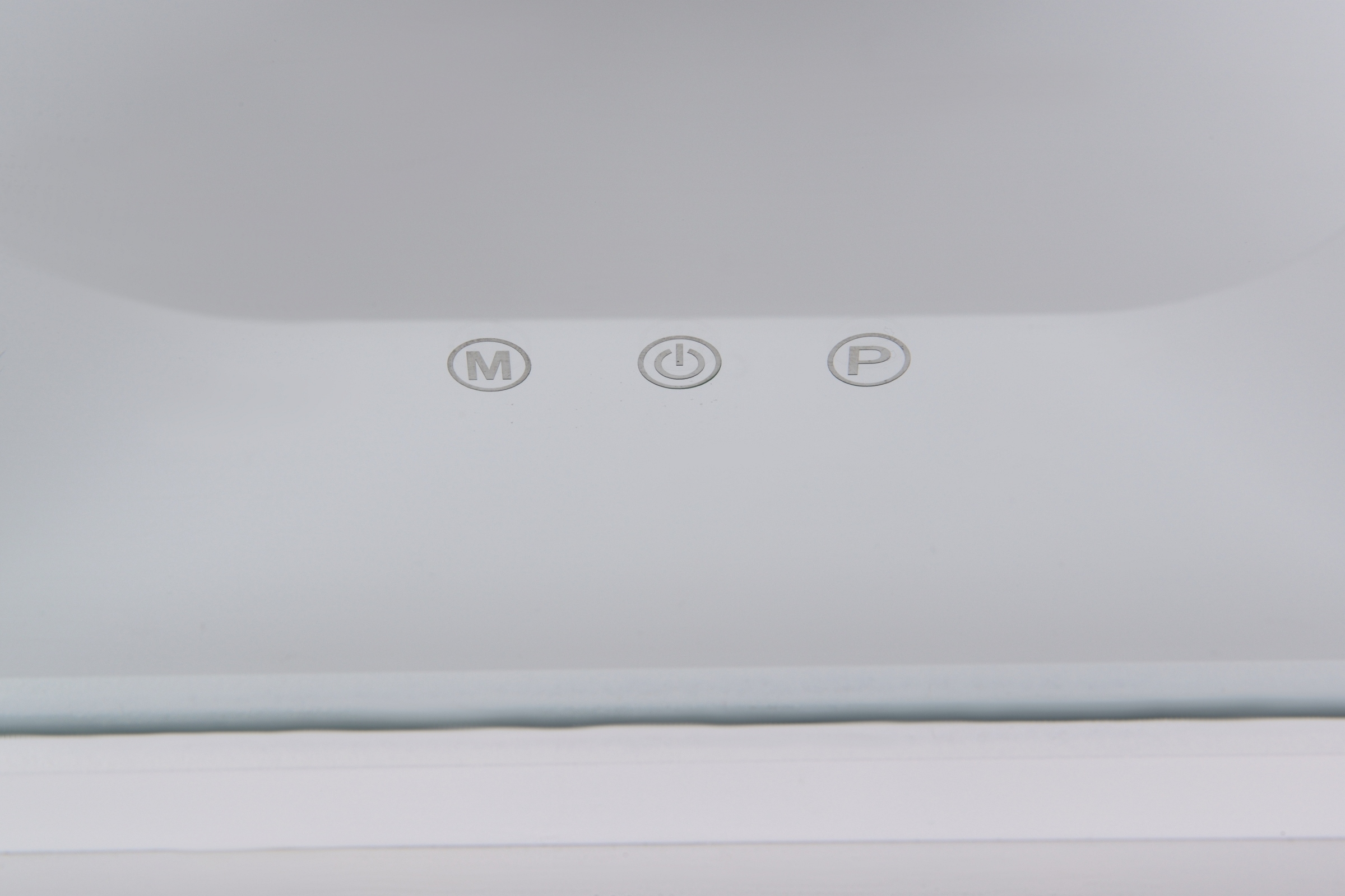 BIAŁA TOALETKA KOSMETYCZNA Z LUSTREM LED + TABORET Wykończenie matowe