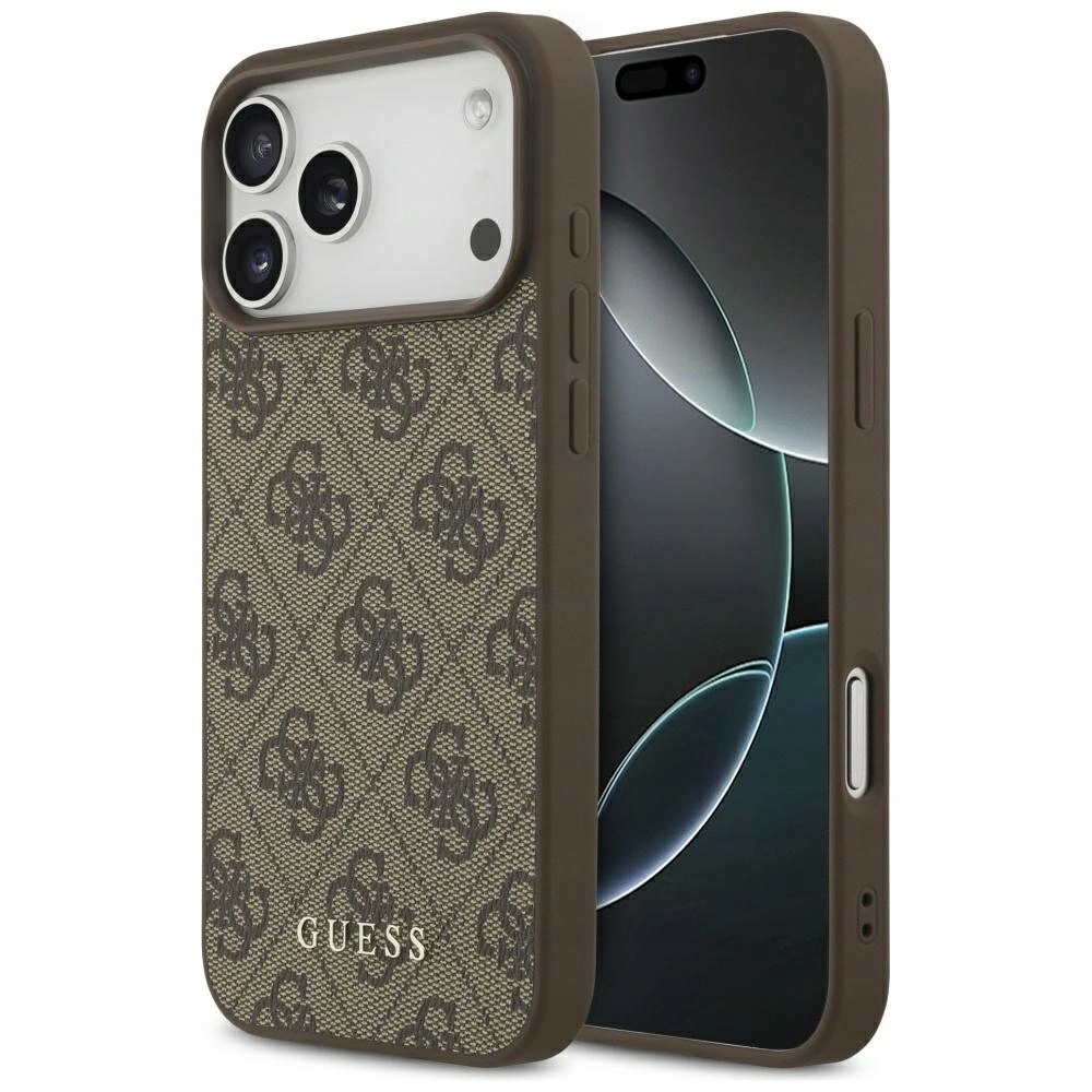 Pouzdro Guess 4G Classic pro Apple iPhone 17 Pro Max, hnědé
