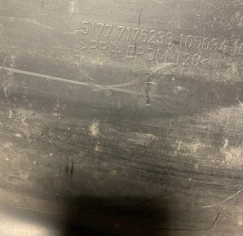IDEALNA KPL. left moulding threshold BMW X6 E71 E72 1