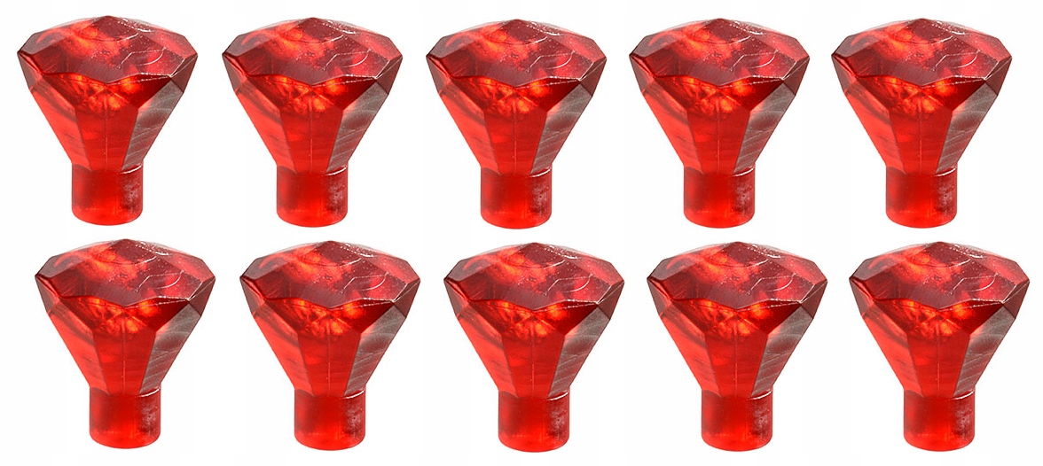 Lego 30153 gyémánt 1x1 kristály trans red 10 db