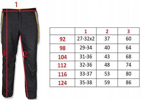 SPODNIE NARCIARSKIE DZIECIECE SNOWBOARDOWE CIEPŁE ZIMOWE SZELKI 104 Wiek dziecka 5 lat +