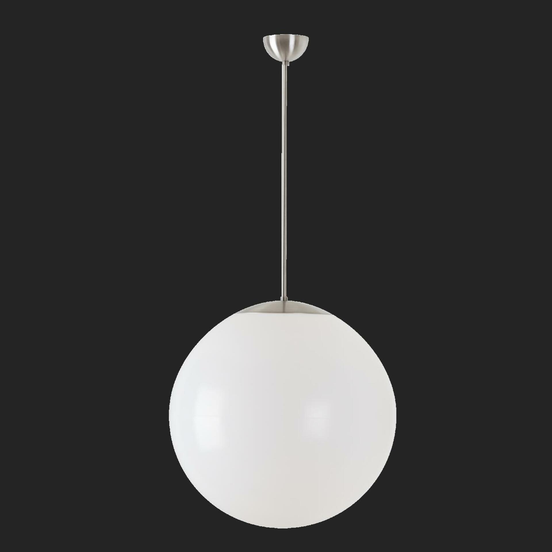 Osmont 63273 Isis P4 Pm závesné plastové svietidlo nerez brúsená biela IP4