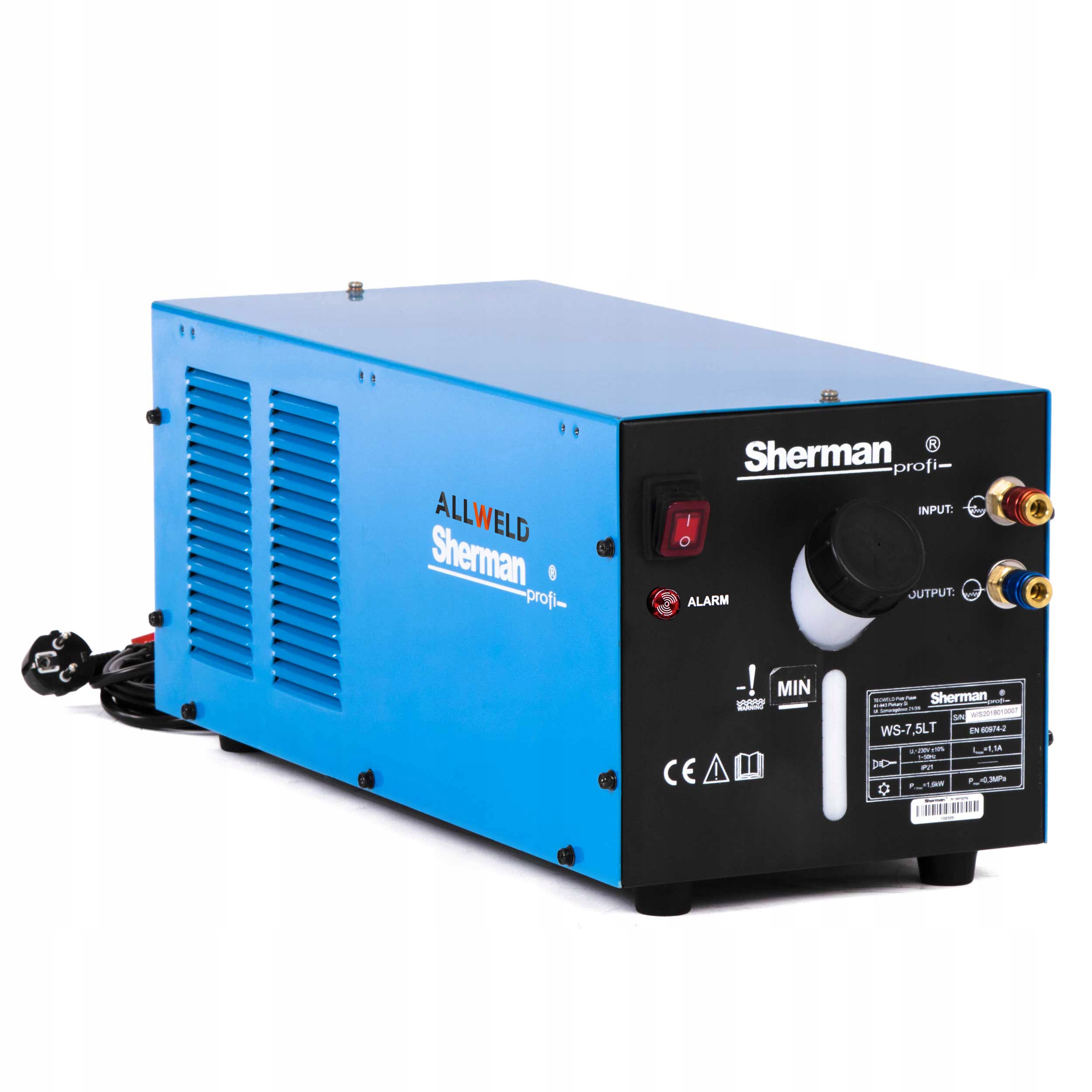 Svařovací Chladič Sherman Ws 7,5 Lt Pro Svařovací Stroj Tig 320 Ac DC Puls