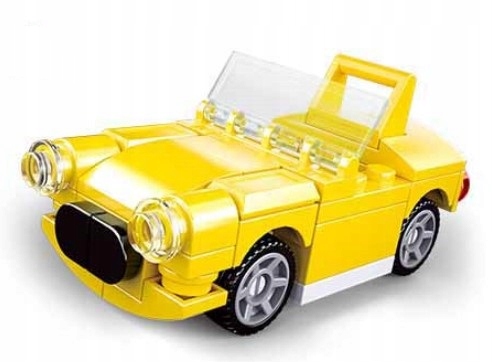 

Klocki Sluban Mini Auto Samochód Cabriolet Żółty