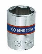 

Nasadka Krótka 1/4" 12mm 6-kątna King Tony
