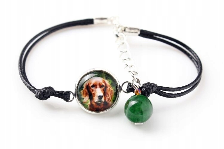 

Seter Setter Bransoletka z Twoim zdjęciem Handmade