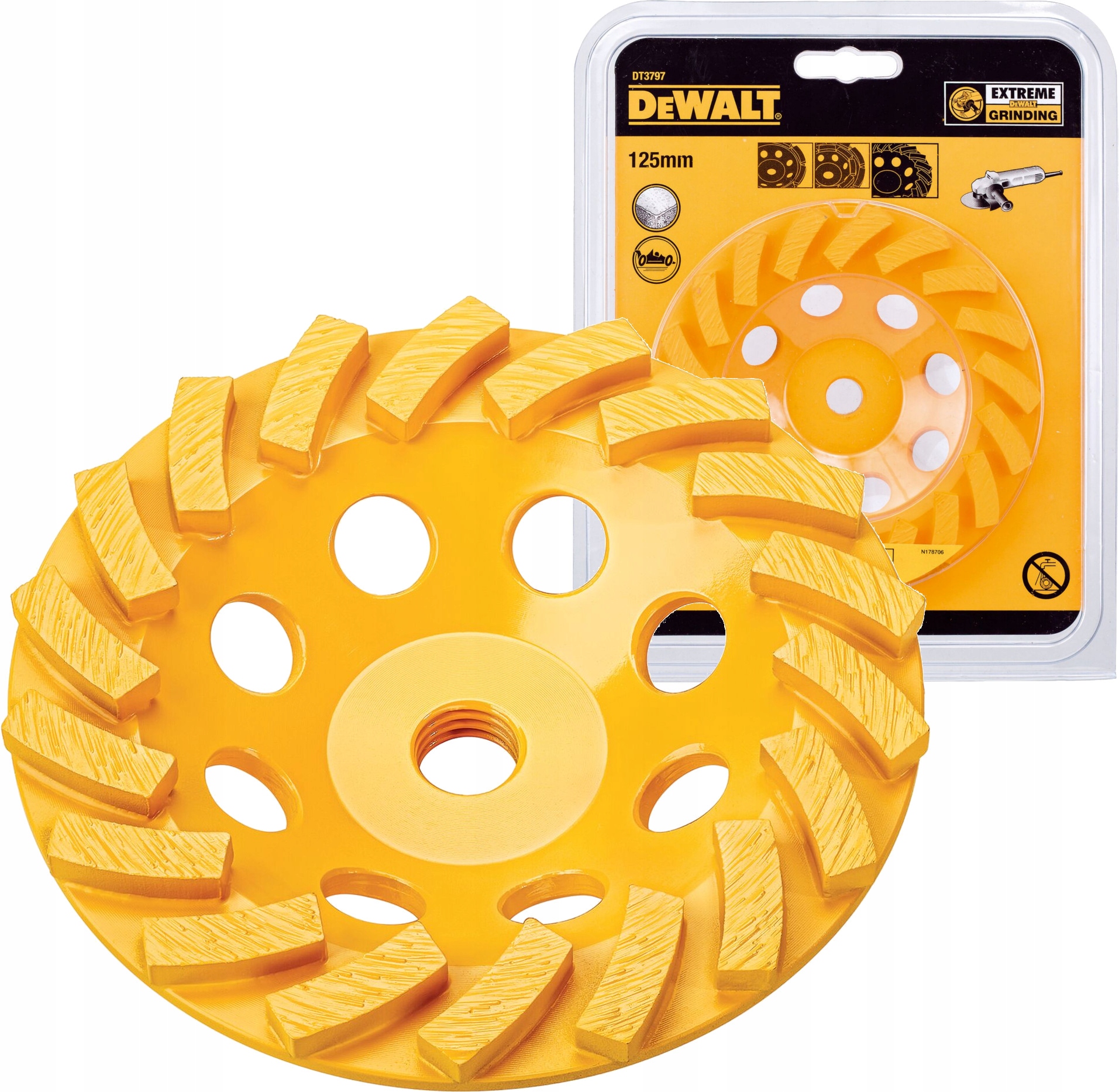 

Dewalt DT3797 Tarcza Do Betonu 125mm Turbo Diament