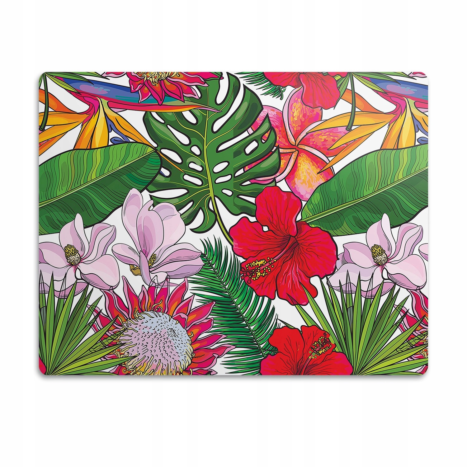 Levně Podložka pod misku pro psa kočku Barevné květy 90x60