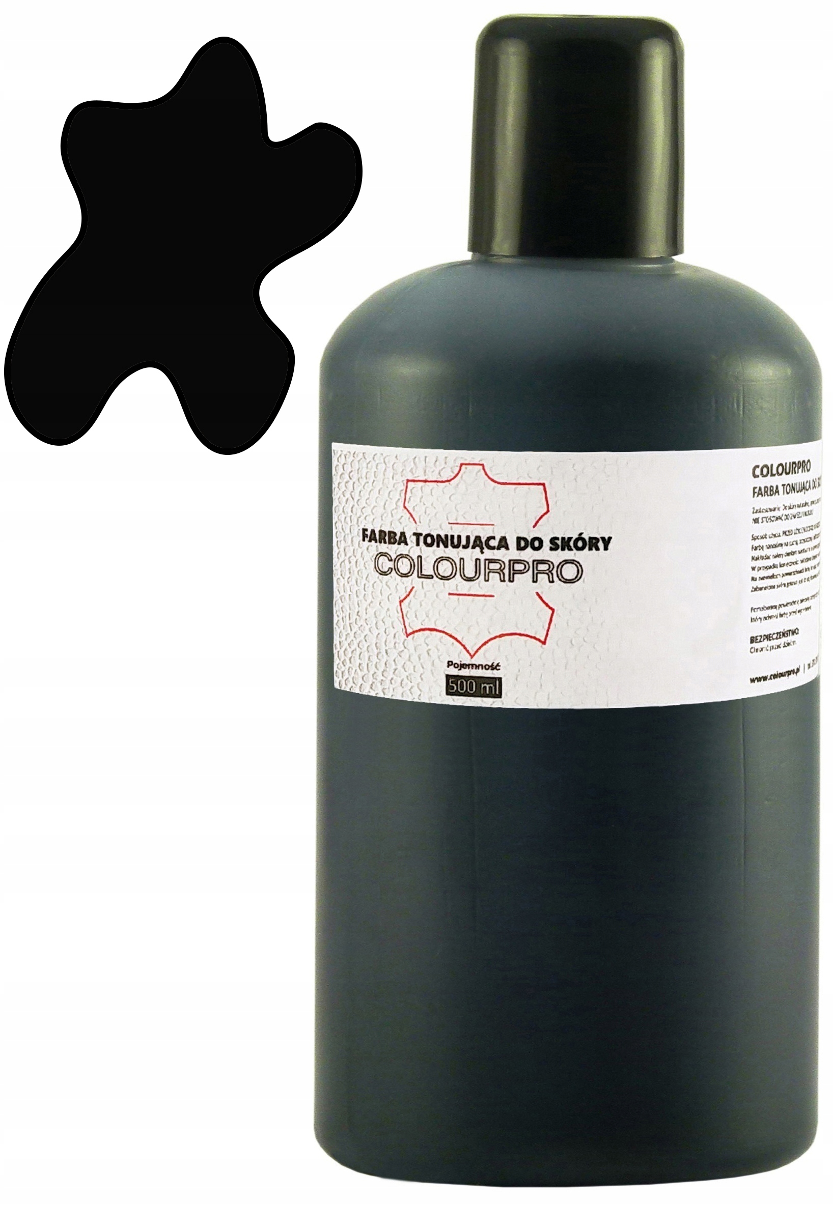 

Colourpro Farba Do Skóry Skór Czarny 500ml