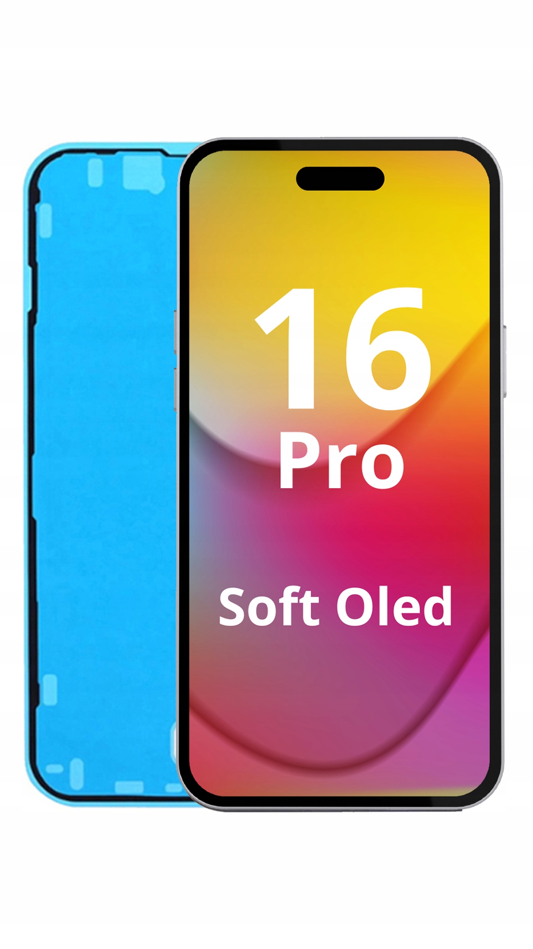Soft Oled 120Hz displej pro iPhone 16 Pro, vyměnitelné IC těsnění, originál