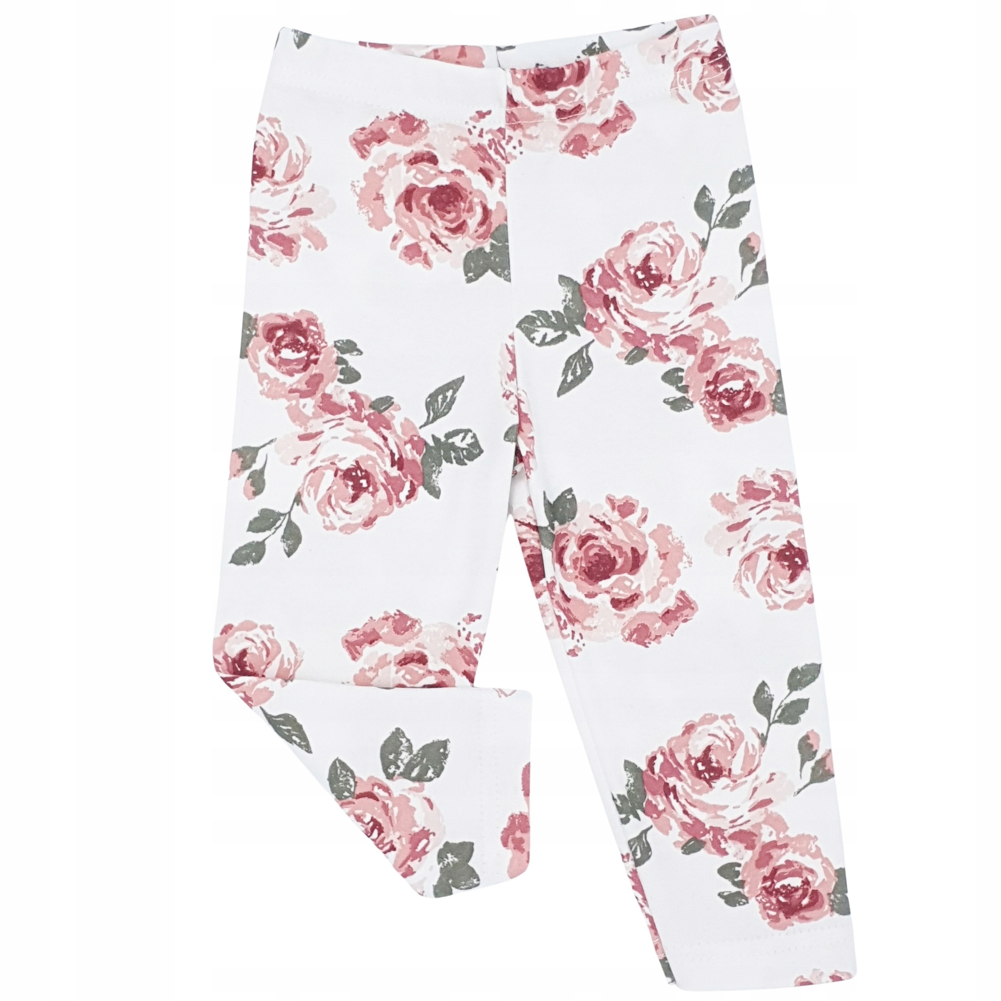 

Bawełniane legginsy dziecięce Retro róża r.92