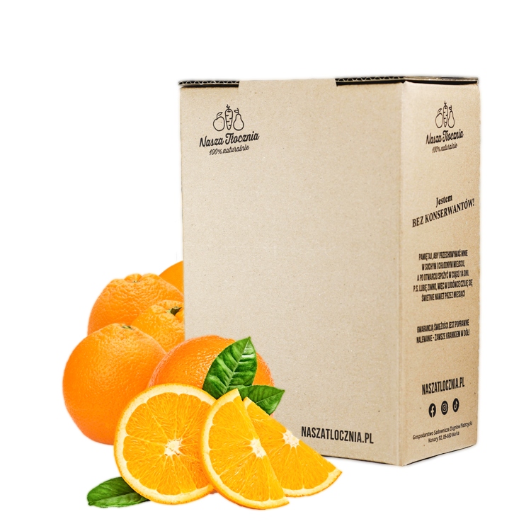 Sok 100% POMARAŃCZA z pomarańczy NFC Tłoczony 5L