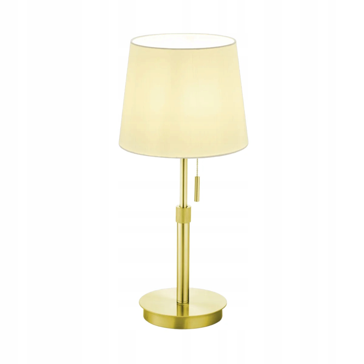 Klasická stolová lampa s zlatým tienidlom Trio