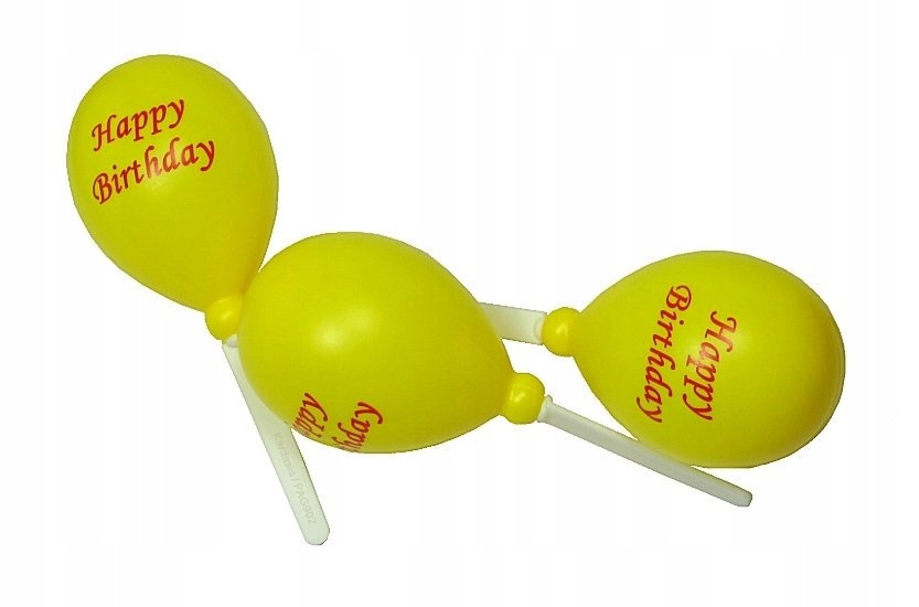 

Plastikowy Balonik Happy Birthday- dekoracja tortu