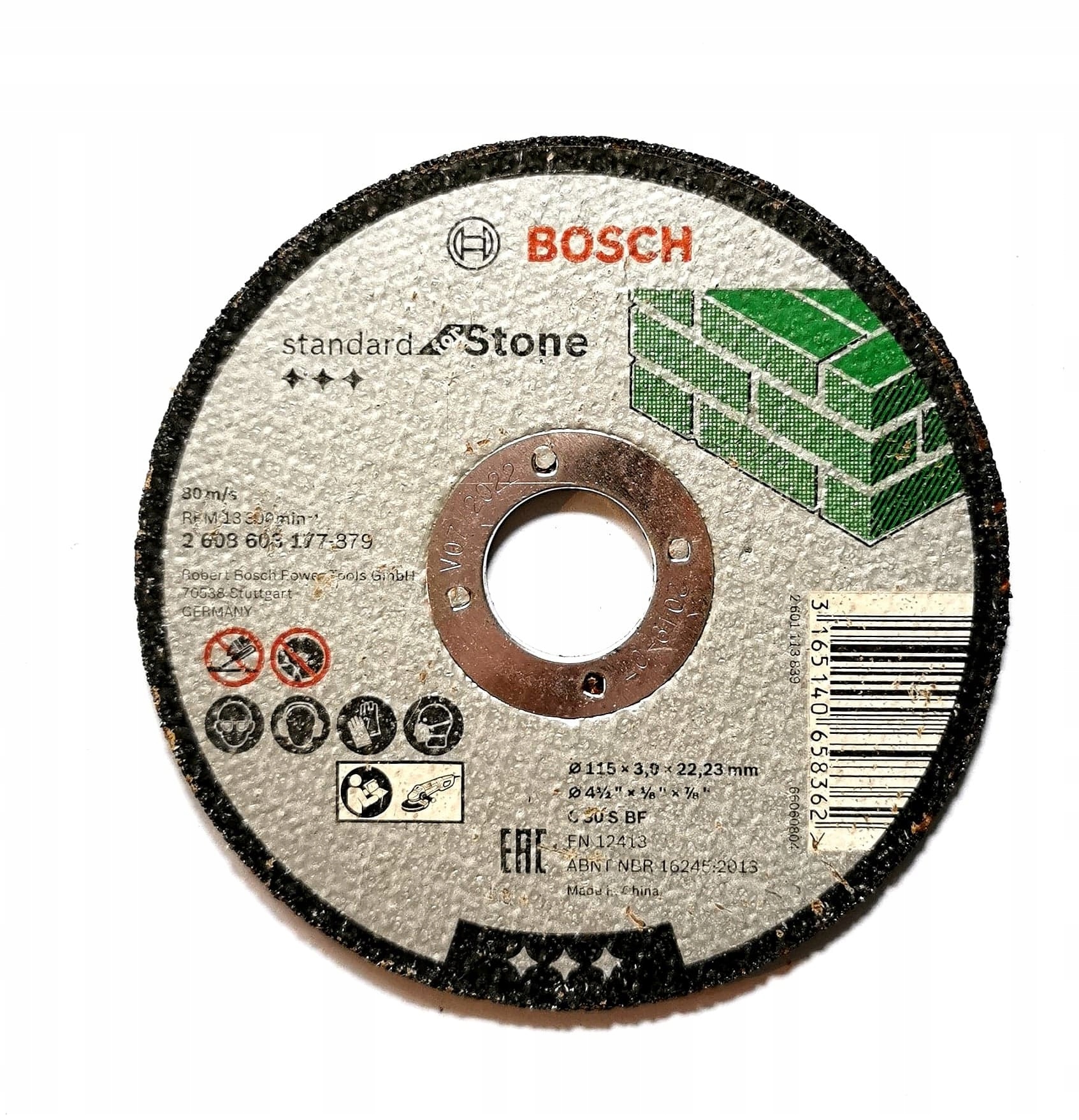 

Bosch Tarcza tnąca prosta 115x3,0mm 22.23mm Kamień