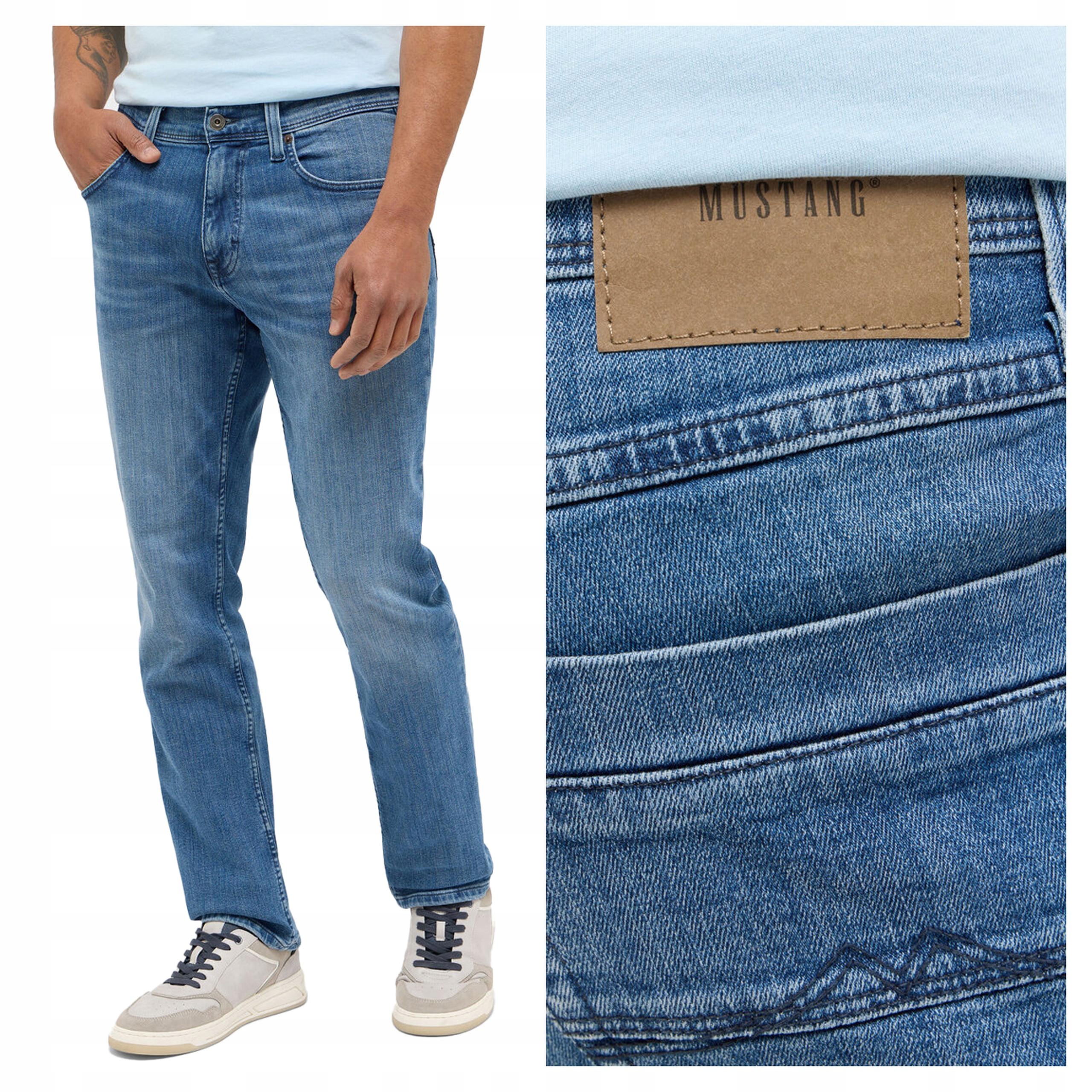 Mustang Washington straight W34 L32 Pánské džínové kalhoty džíny Proste
