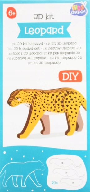 

Model 3D Składany Leopard Figurka Kreatywna