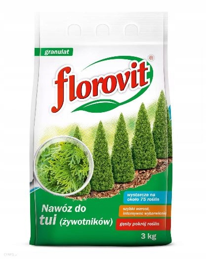 

Florovit Nawóz Do Tui Żywotników 3KG