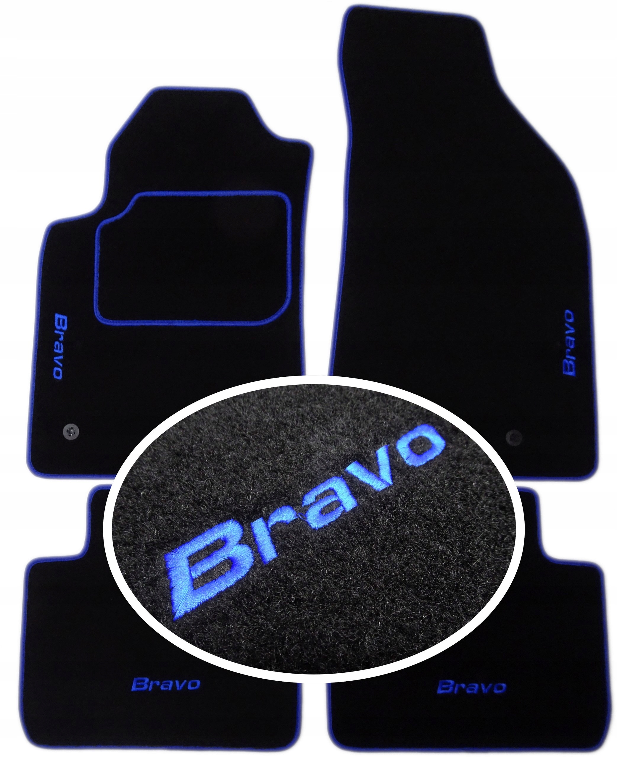

Fiat Bravo 2006-2015r. Dywaniki Classic Haft CH4