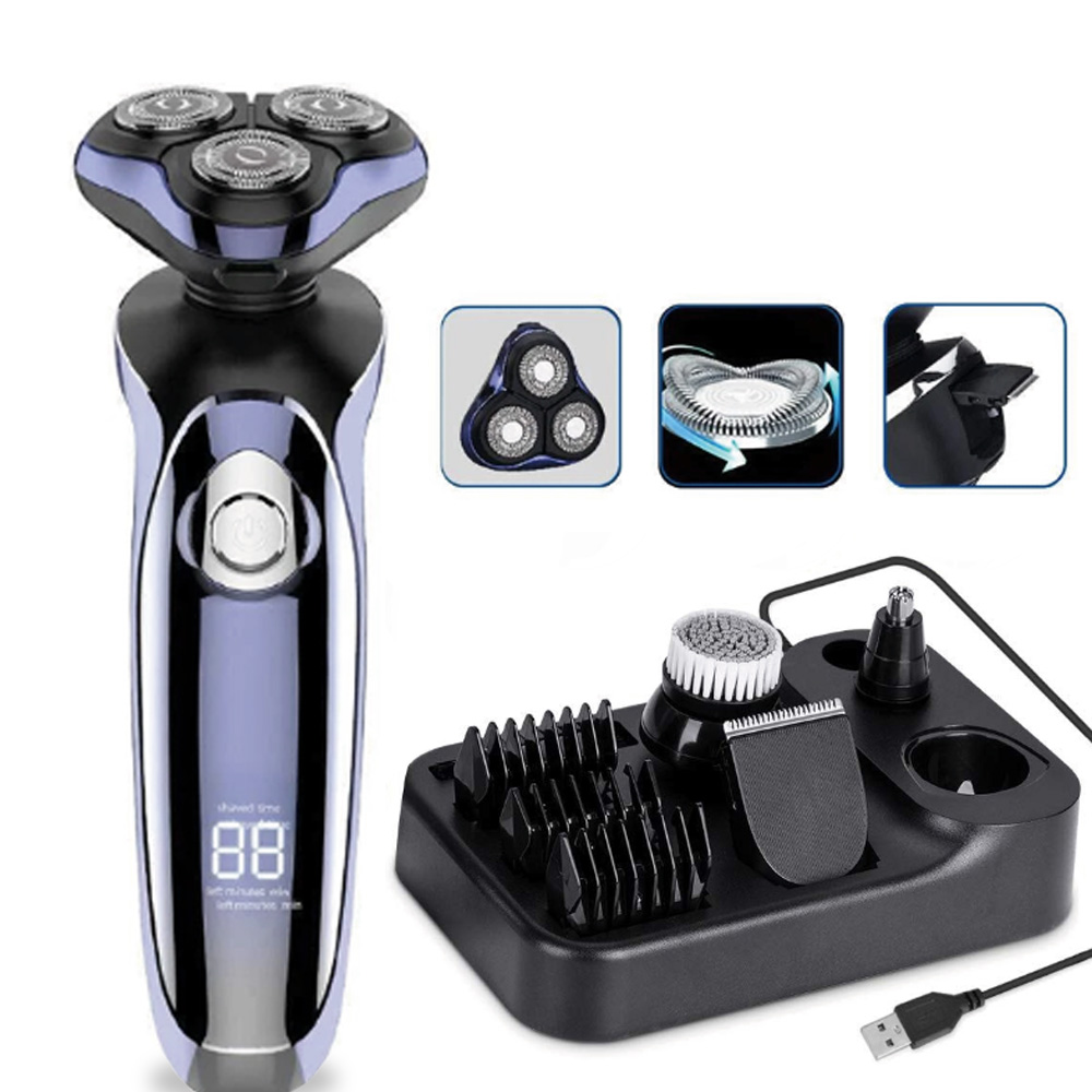 Holicí Strojek Pánský Holicí Strojek Na Vousy A Hlavu Elektrický Zastřihovač 5 V 1