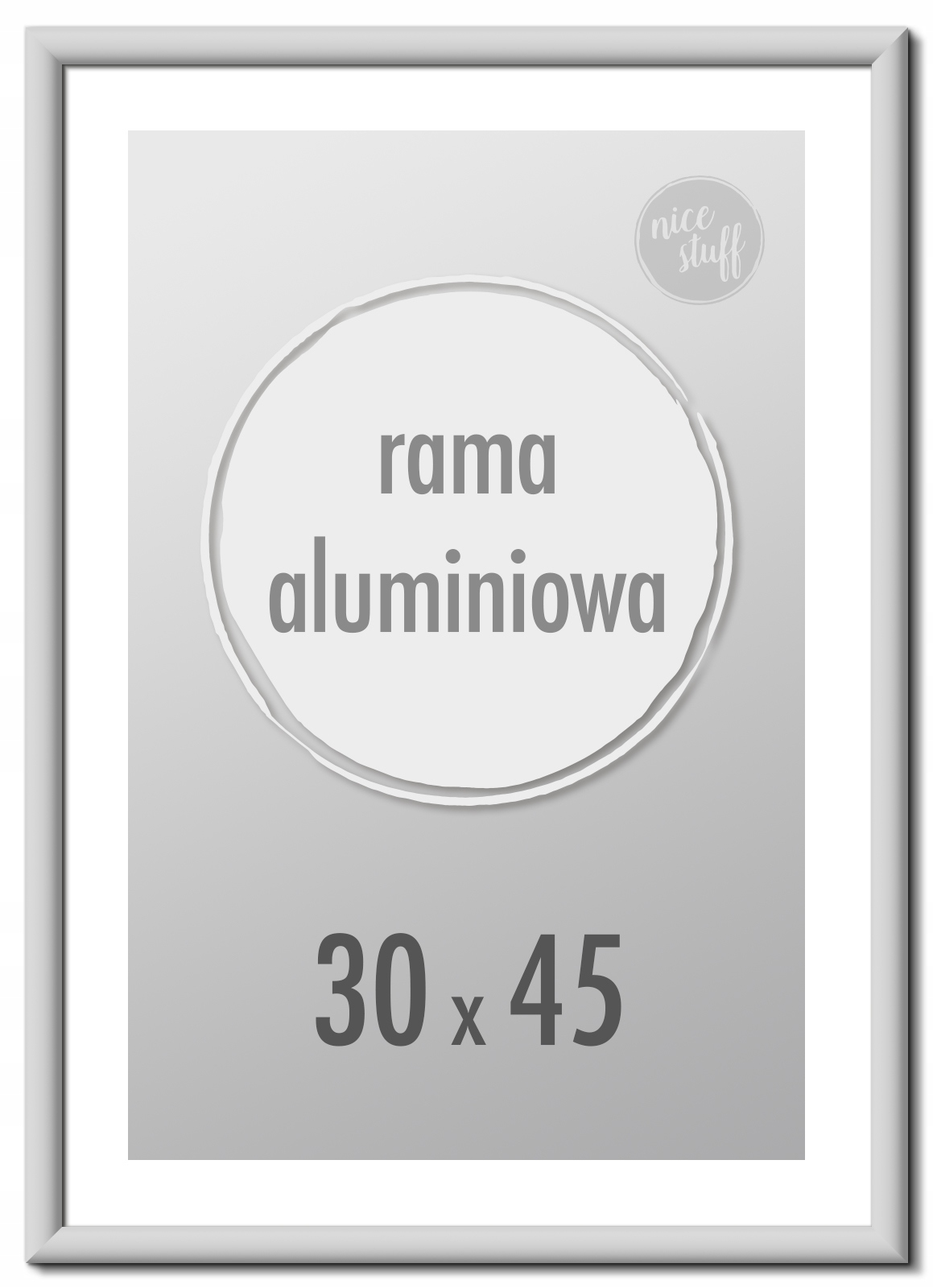 

Ramka na zdjęcia 30x45 cm Ramki aluminiowe 45x30