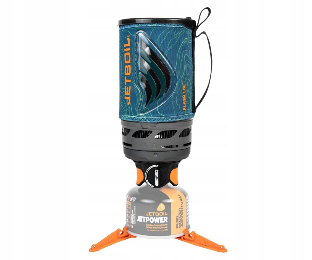 Plynový turistický vařič Jetboil New Flash 2.0 Ocean Topo 1 L