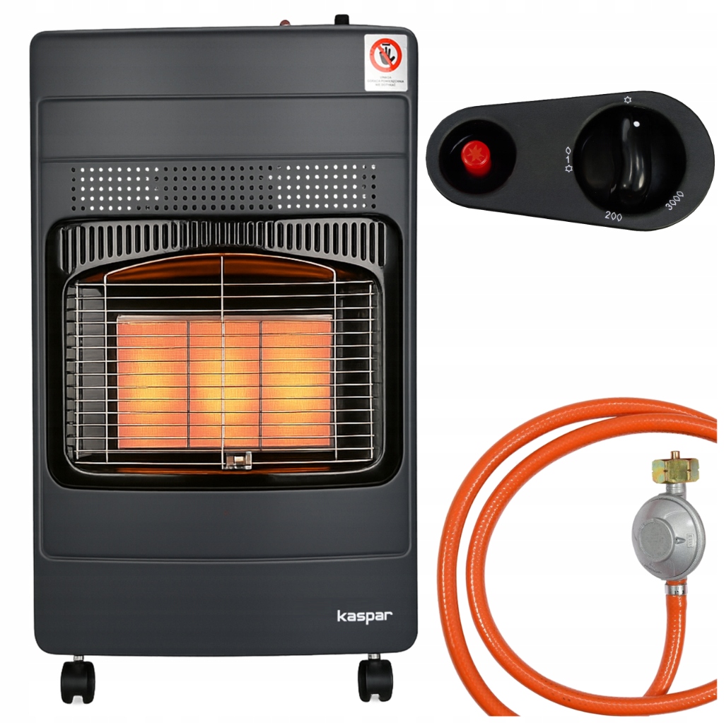 Plynová Pec Na Flašu Gaz Reduktor Hadica 3VYKUROVACIE Výkony 60M2