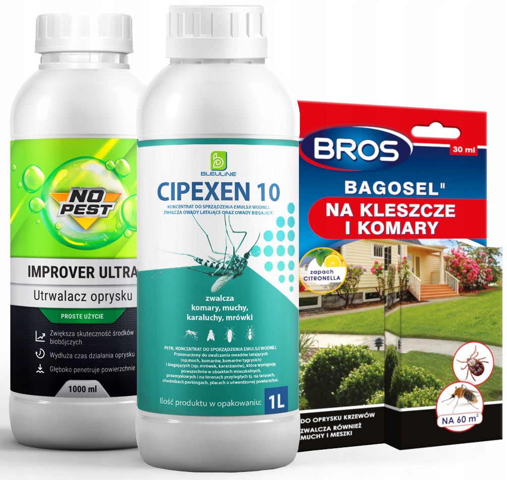 

Oprysk Na Kleszcze Komary Cipexen 1L Utrwalacz