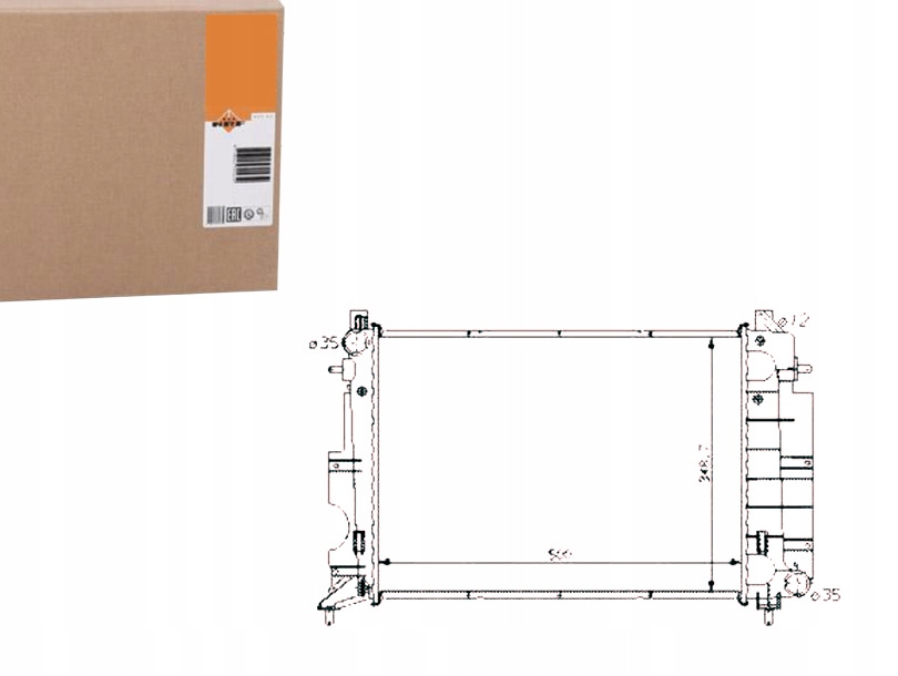 NRF CHŁODNICA SAAB 900 9-3 93- NRF