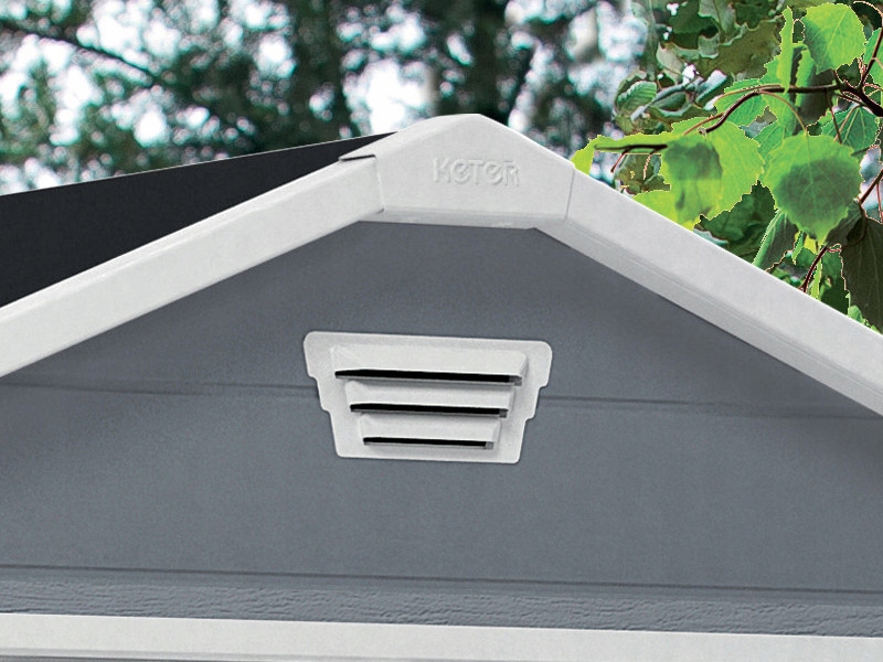 DOMEK schowek OGRODOWY narzędziowy SZOPA MANOR 4x3 128x94cm KETER GWARANCJA Wysokość 196 cm