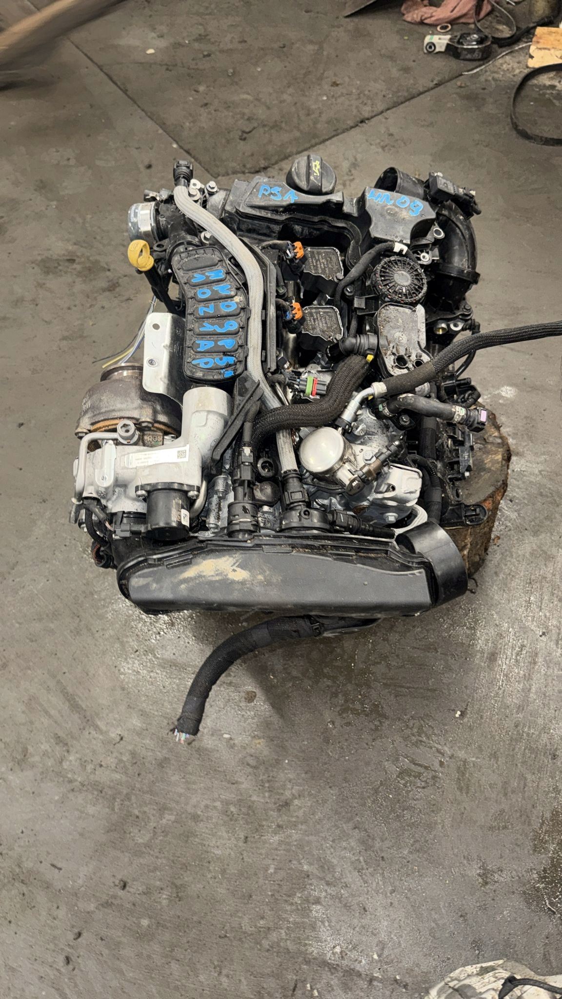 engine complete FIAT PEUGEOT 10TYS KM 10Z1AP PSA HN09