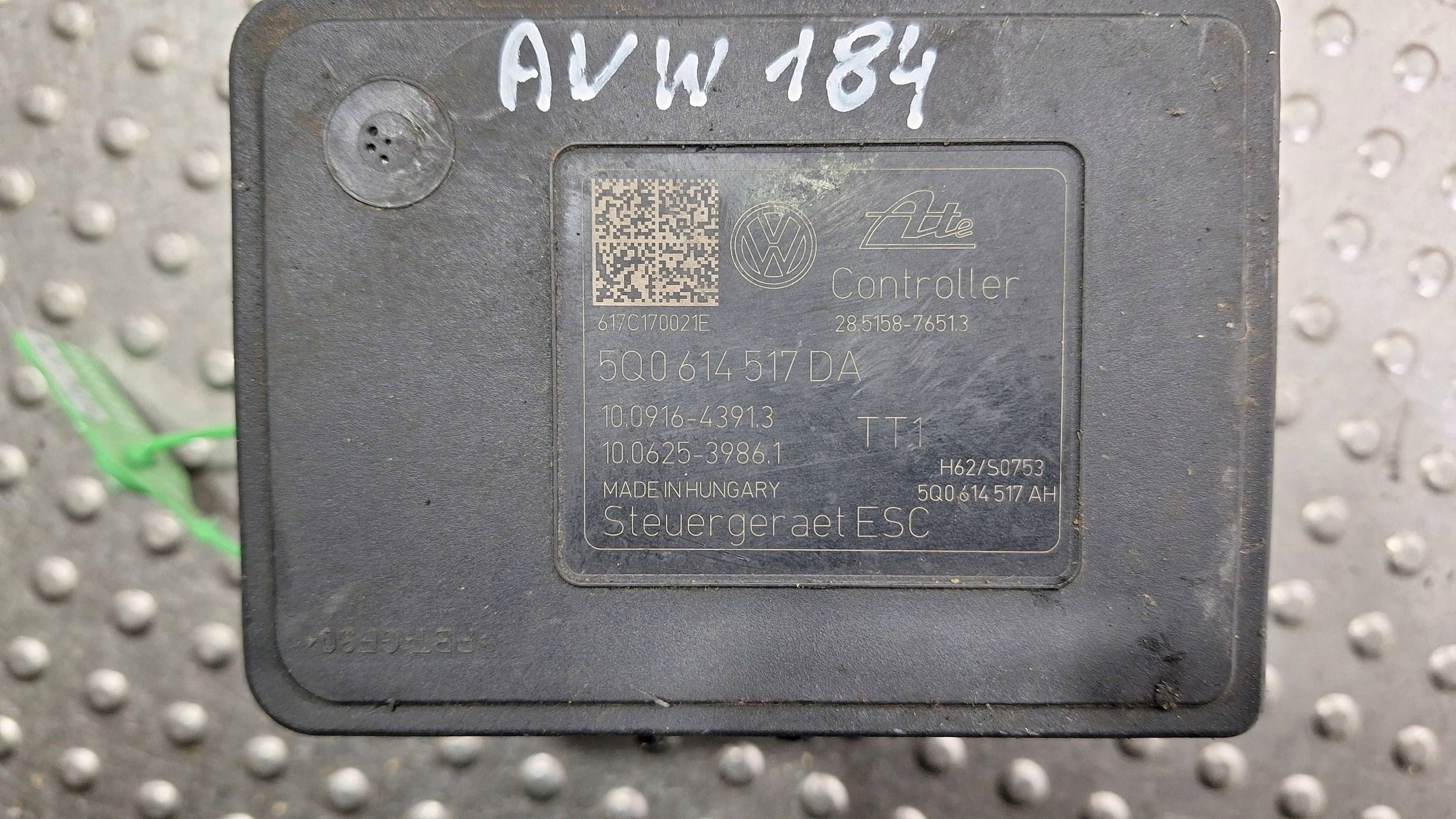 pump control unit ABS 5Q0614517DA SKODA SUPERB III PASSAT B8 A3 8V TOURAN 5T