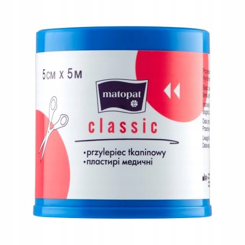 

Matopat Classic Przylepiec tkaninowy 5cmx5m 1szt