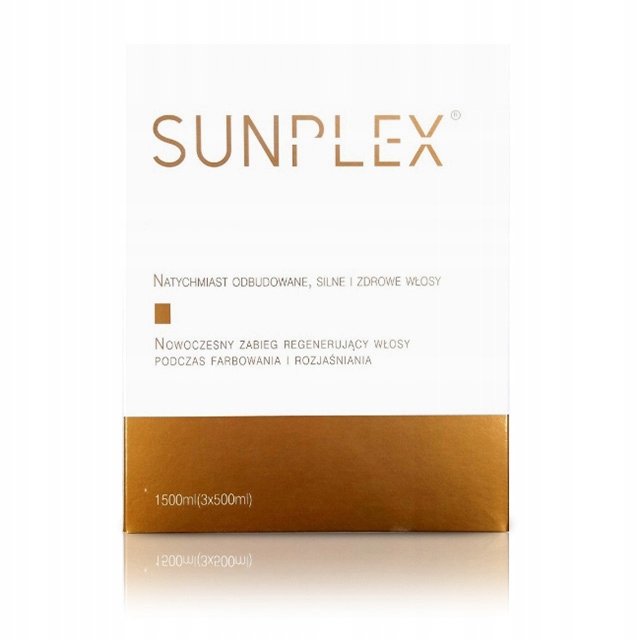 Sunplex Zestaw regenerujący włosy podczas zabiegów chemicznych 1500 ml